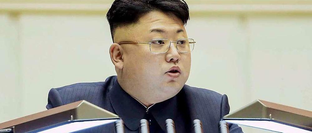 Nordkoreas Diktator Kim Jong Un.