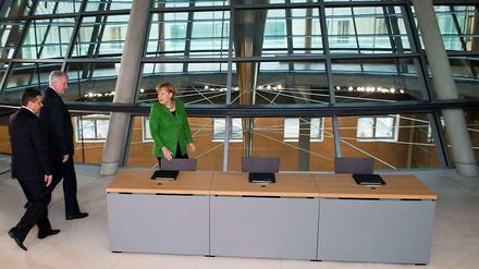 Bitte Plätze einnehmen: Spätestens am Sonntag wird auch offiziell mitgeteilt, wer welchen Posten in Angela Merkels neuem Kabinett bekommt.