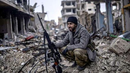 Kurdische Kämpfer konnten nach Monaten Kobane befreien. Doch die nordsyrische Stadt gleicht einer Trümmerwüste. 