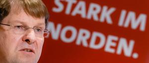 Großes Versprechen: Ralf Stegner, SPD-Landeschef in Schleswig-Holstein. Bei der Kommunalwahl kam die SPD nur auf 23,3 Prozent.