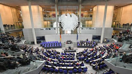 Blick in den Bundestag (Archivbild)