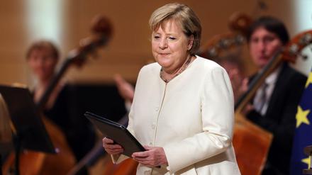 Die ehemalige Bundeskanzlerin Angela Merkel bei einem Termin im vergangenen Jahr. 