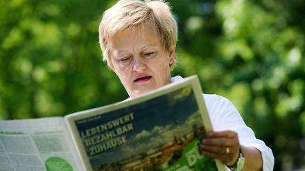 Grünen-Fraktionschefin Renate Künast ist für einen vegetarischen Tag in Kantinen.