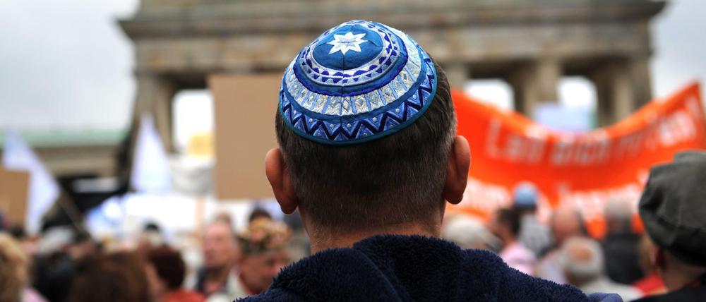 Juden in Deutschland fühlen sich wieder bedroht.