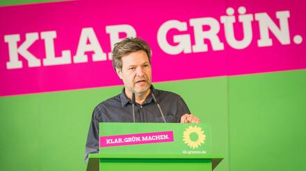 Der Kieler Umweltminister Robert Habeck ist seit Ende Januar 2018 Bundesvorsitzender der Grünen
