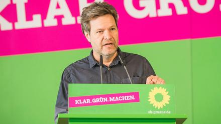 Robert Habeck (Bündnis 90/Die Grünen) spricht auf dem Landesparteitag seiner Partei. 