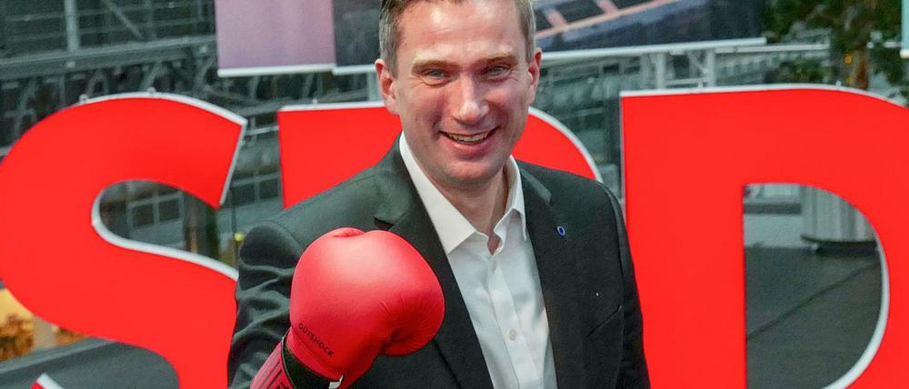 Für den Wahlkampf gerüstet: Der sächsische SPD-Chef und Wirtschaftsminister Martin Dulig.