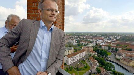 CDU-Spitzenkandidat in Brandenburg, Michael Schierack, will keine Maut für kleine Straßen.