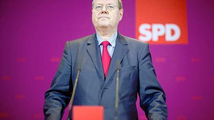 Ob Peer Steinbrück der richtige SPD-Kanzlerkandidat ist, bezweifeln nach der Umfrage zahlreiche Bundesbürger.