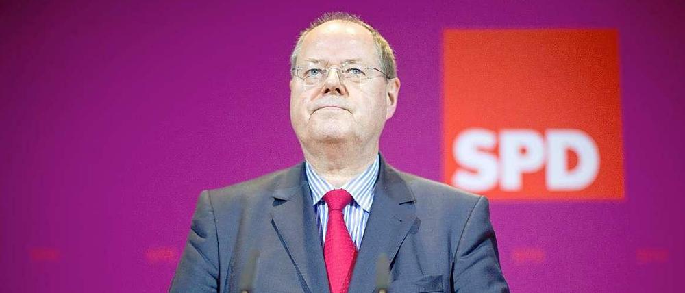 Ob Peer Steinbrück der richtige SPD-Kanzlerkandidat ist, bezweifeln nach der Umfrage zahlreiche Bundesbürger.