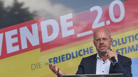 Der Landesvorsitzende der AfD in Brandenburg, Andreas Kalbitz. 