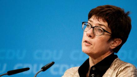 CDU-Vorsitzende Annegret Kramp-Karrenbauer.
