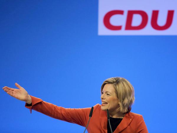 Die rheinland-pfälzische CDU Landesvorsitzende Julia Klöckner. 