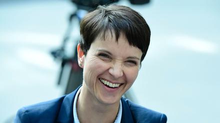AfD-Chefin Frauke Petry nach dem Wahlerfolg in Berlin