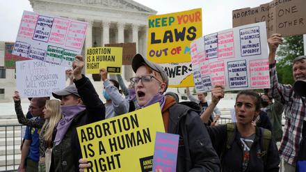 Ende des liberalen Abtreibungsrechts? Der geleakte Entwurf der Urteilsbegründung hat Proteststürme ausgelöst.