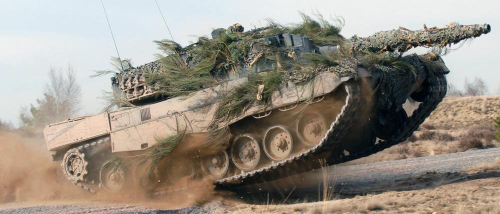 Kampfpanzer vom Typ Leopard II.