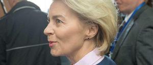 Keine Zukunft für das G36. Verteidigungsministerin Ursula von der Leyen beim Verteidignugsausschuss.