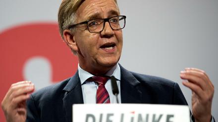 Dietmar Bartsch auf einer Veranstaltung der Linken-Bundestagsfraktion.