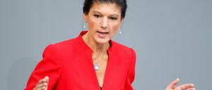 Linksfraktionschefin Sahra Wagenknecht. 