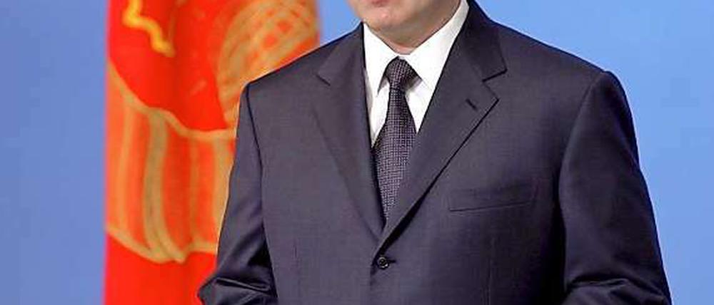 Regiert am liebsten alleine: Weißrusslands Präsident Lukaschenko