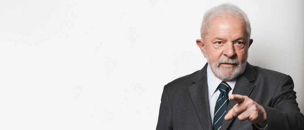 12.11.21, Friedrich-Ebert-Stiftung, Berlin. Ex-Präsident Brasiliens Lula (Luiz Inácio Lula da Silva). Nachdem die Anklage wegen Korruption fallen gelassen wurde, will er nun wieder zur Wahl antreten. 