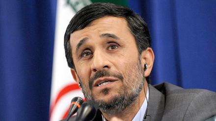 Mahmoud Ahmadinejad im Jahre 2009. 