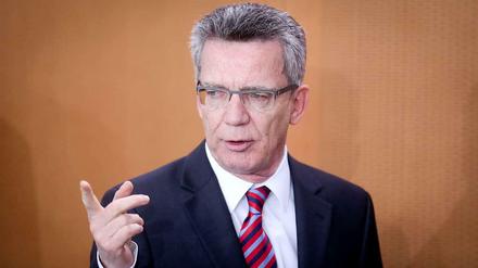 Verteidigungsminister Thomas de Maizière