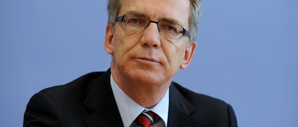 Bundesinnenminister Thomas de Maizière.