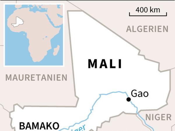 Mali in Westafrika: In Gao im Norden nimmt die Bundeswehr am UN-Einsatz MINUSMA teil. Nahe der Hauptstadt Bamako ist sie im Rahmen von EUTM an der Ausbildung malischer Soldaten beteiligt.