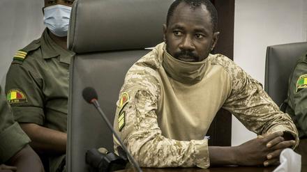 Der Putschistenführer übernimmt das Präsidentenamt: Oberst Assimi Goita, Offizier der malischen Armee.   