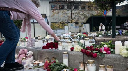 Gedenken an die Opfer des Angreifers von Kongsberg 