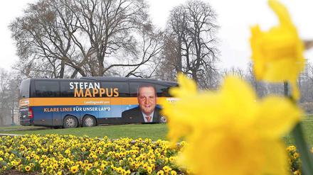 Auf den letzten Metern: Stefan Mappus droht am kommenden Sonntag eine Niederlage bei den Landtagswahlen in Baden-Württemberg.