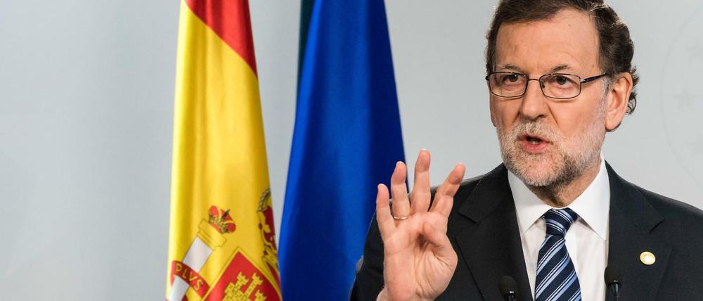 Spaniens Ministerpräsident Mariano Rajoy findet bisher keinen Ausweg aus der Krise.