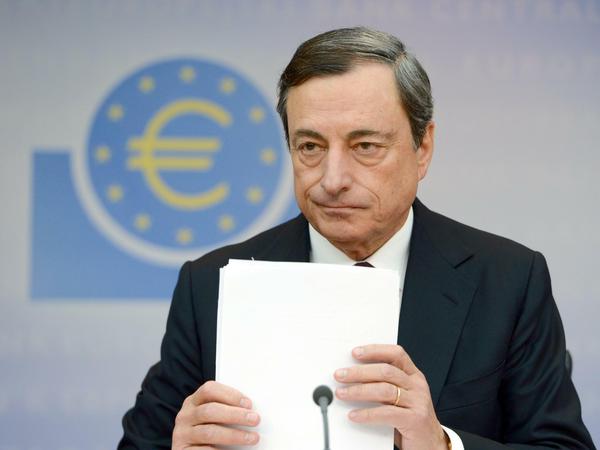 Mario Draghi, Präsident der Europäischen Zentralbank (EZB). 