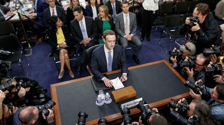 Im Blickpunkt: Facebook-Gründer Mark Zuckerberg