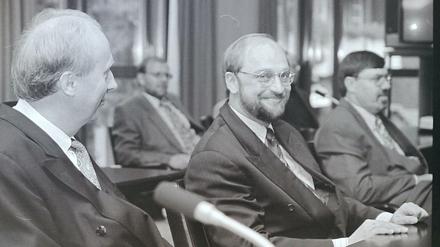 Martin Schulz beim Neujahrsempfang in Würselen 1993.