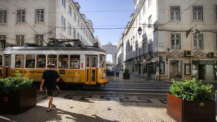 Die portugiesische Hauptstadt Lissabon wird am Wochenende abgeriegelt.