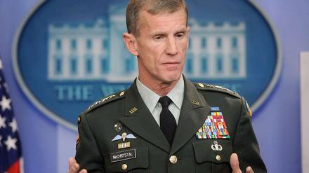General McChrystal hat es sich mit Präsident Obama offenbar verscherzt.