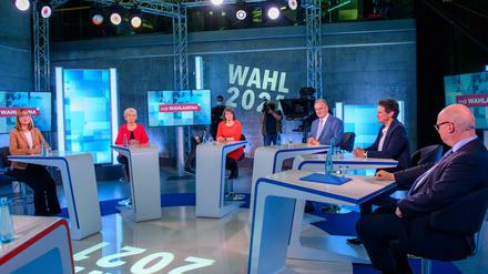 Die Spitzenkandidatinnen und Kandidaten für die Landtagswahl in Sachsen-Anhalt.