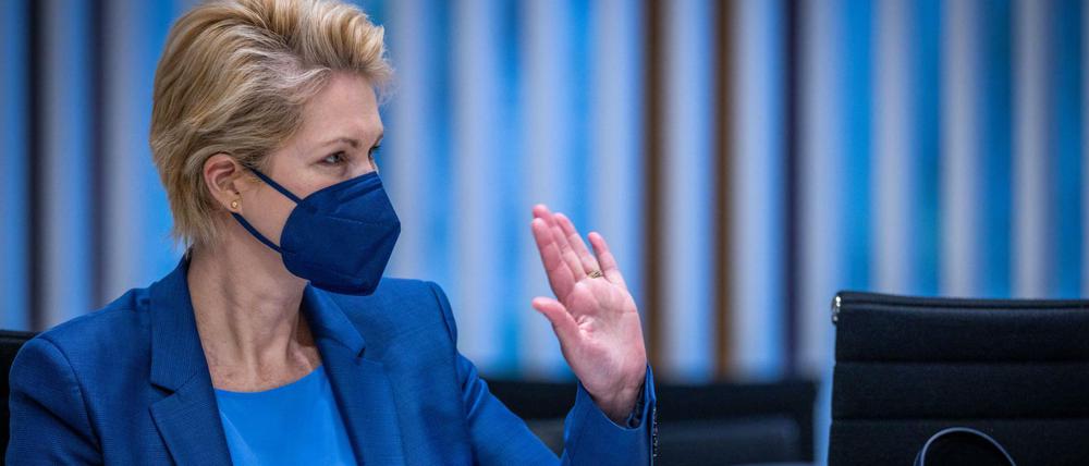 Die SPD-Politikerin Schwesig verabschiedete sich am Sonntag von den besonderen Beziehungen zu Russland.
