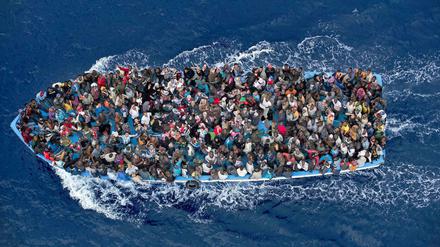 Drama auf dem Meer: Die meisten Flüchtlingsboote sind heillos überfüllt.