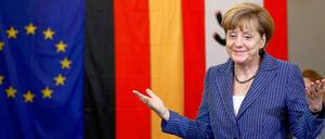 Stärkste Kraft: CDU-Chefin und Kanzlerin Angela Merkel führt die Union zum Sieg bei der Europawahl 2014.