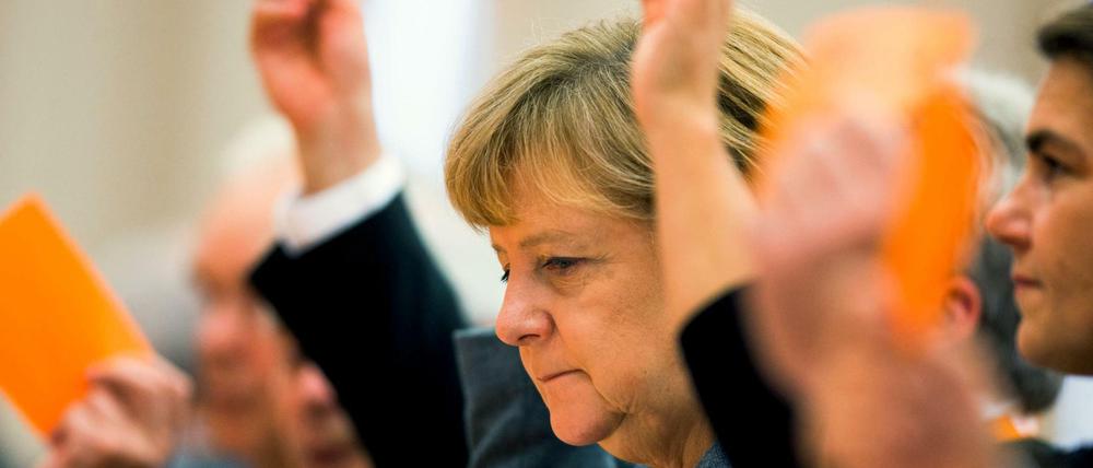 Angela Merkels Rückhalt in der CDU ist größer, als die Kritiker glauben machen wollen. 