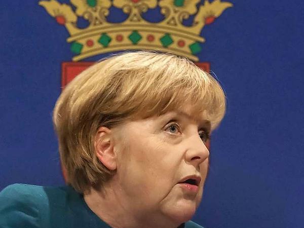 Angela Merkel auf dem Deutschlandtag der Jungen Union in Erfurt