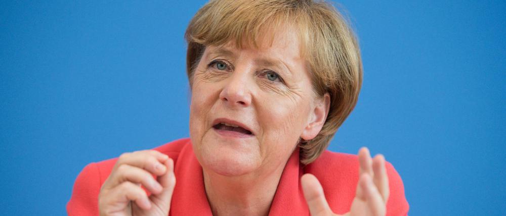 Bundeskanzlerin Angela Merkel (CDU) telefonierte mit Vladimir Putin.
