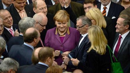 Angela Merkel darf sich freuen. Bei der Abstimmung über die Griechenland-Hilfen gab es breite Zustimmung.