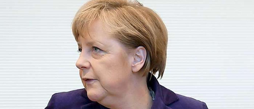 Kanzlerin Merkel sorgt für gute Umfragewerte bei der Union