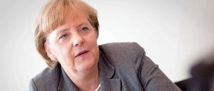 Bundeskanzlerin Angela Merkel beharrt auf das Betreuungsgeld.