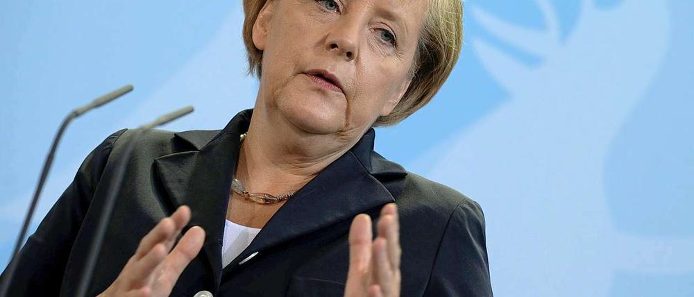 Angela Merkel verteidigt ihr Atomkonzept.