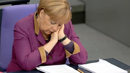Müder Wahlkampf: Angela Merkel verzichtet lieber auf klare Kante.